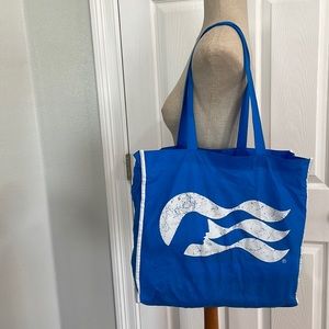 Princess cruises tote shoulder bag come back new shopping lightweight blue white